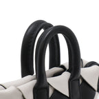 Bottega Veneta Charm Key Holder Mini Pouch Leather White Black — view 7