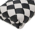 Bottega Veneta Charm Key Holder Mini Pouch Leather White Black — view 4