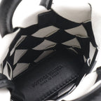 Bottega Veneta Charm Key Holder Mini Pouch Leather White Black — view 9