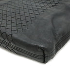 Bottega Veneta Intrecciato Shoulder Bag Crossbody Leather Black — view 3