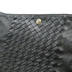 Bottega Veneta Intrecciato Shoulder Bag Crossbody Leather Black — view 9
