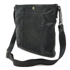 Bottega Veneta Intrecciato Shoulder Bag Crossbody Leather Black — view 2