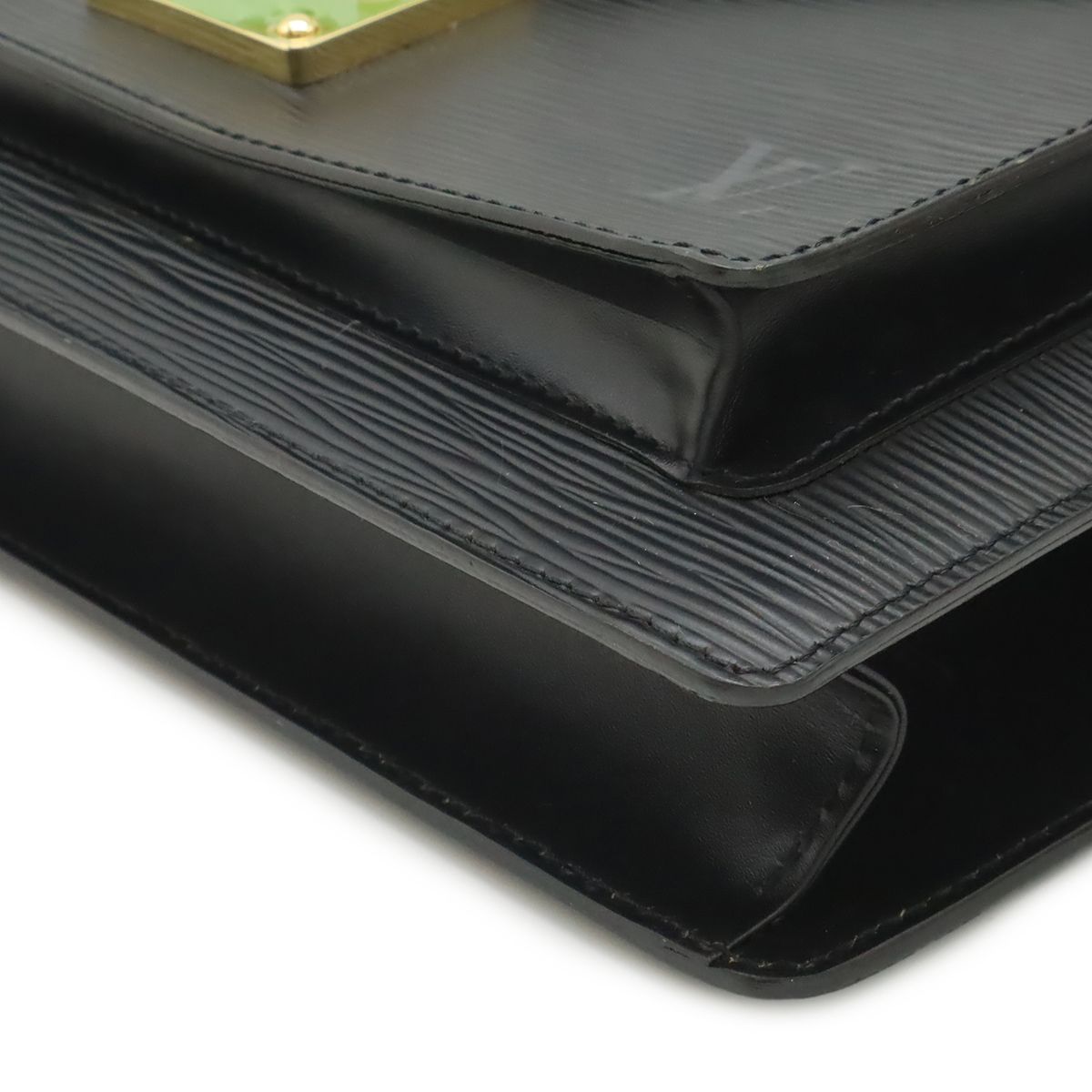 Louis Vuitton Epi Monceau Second 2-Way Shoulder Bag Noir Black Gold — view 3