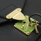 Louis Vuitton Epi Monceau Second 2-Way Shoulder Bag Noir Black Gold — view 9