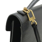 Louis Vuitton Epi Monceau Second 2-Way Shoulder Bag Noir Black Gold — view 4