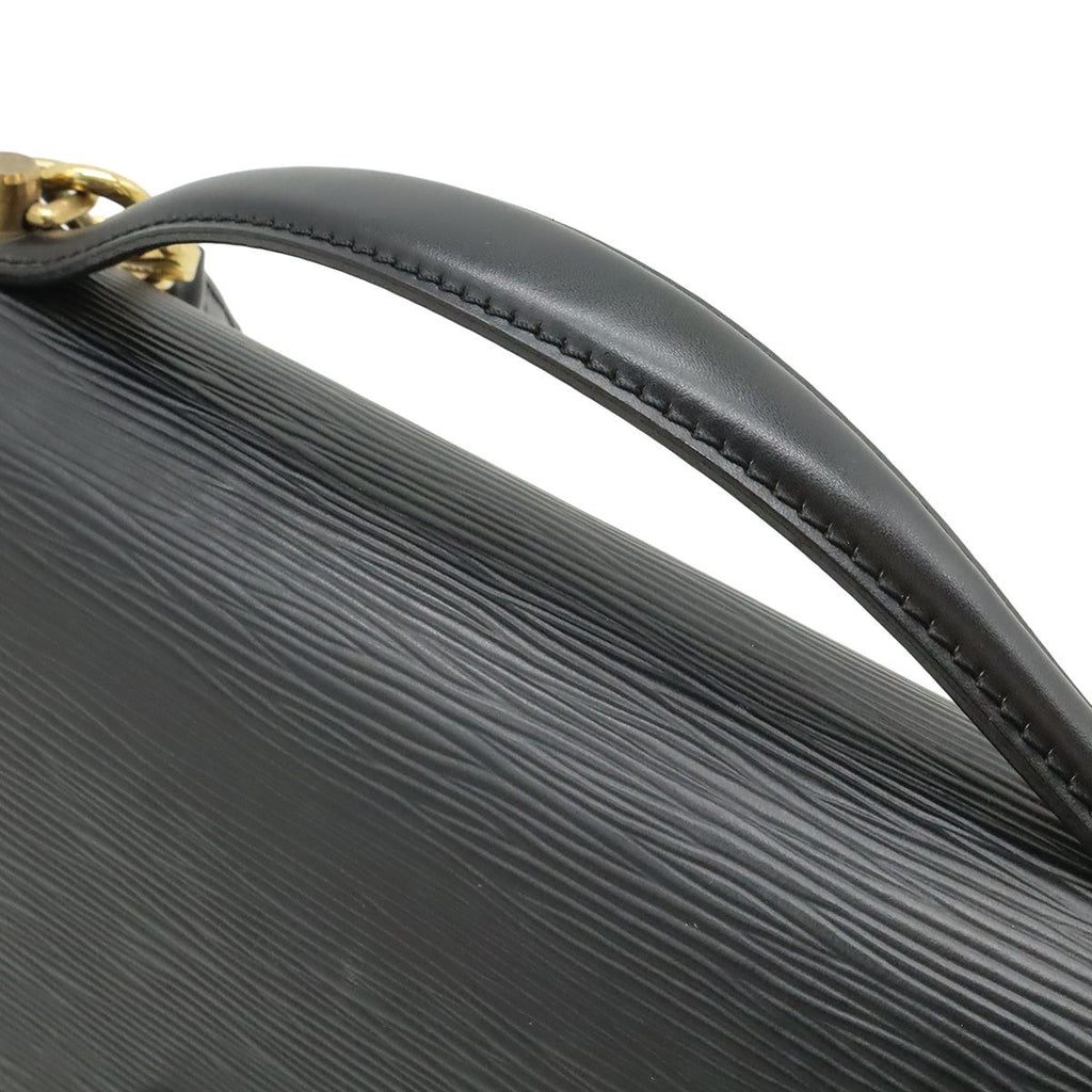 Louis Vuitton Epi Monceau Second 2-Way Shoulder Bag Noir Black Gold — view 5