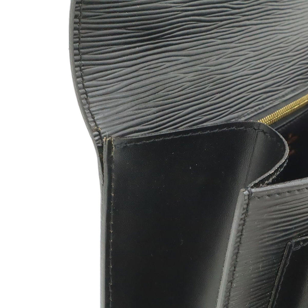 Louis Vuitton Epi Monceau Second 2-Way Shoulder Bag Noir Black Gold — view 8