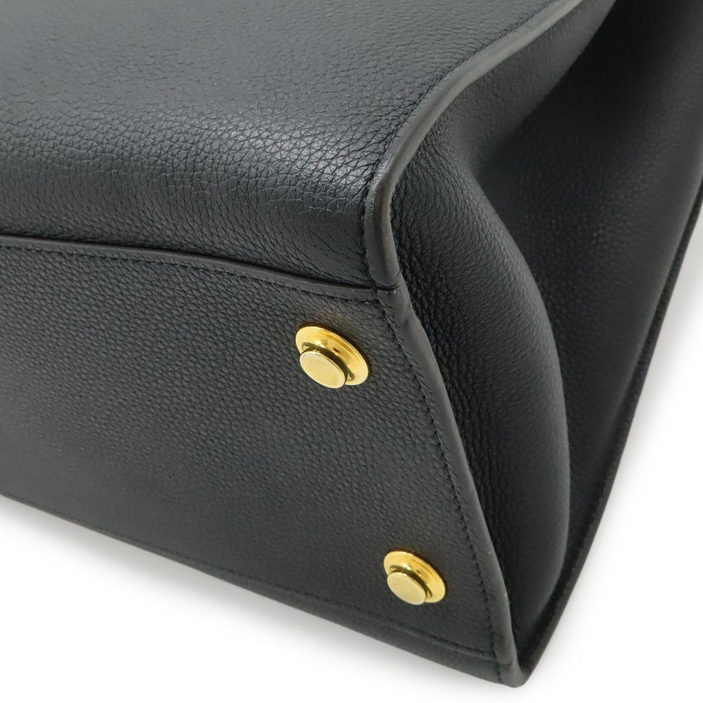 Louis Vuitton City Steamer Mm 2-Way Shoulder Bag Taurillon Leather Noir Black — view 3