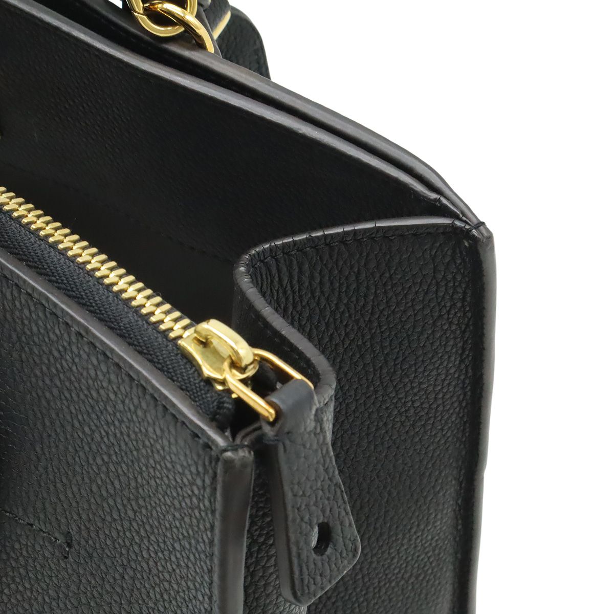 Louis Vuitton City Steamer Mm 2-Way Shoulder Bag Taurillon Leather Noir Black — view 6