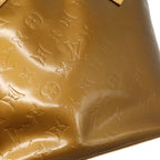 Louis Vuitton Monogram Vernis Houston Tote Shoulder Bag Enamel Blanc — view 9