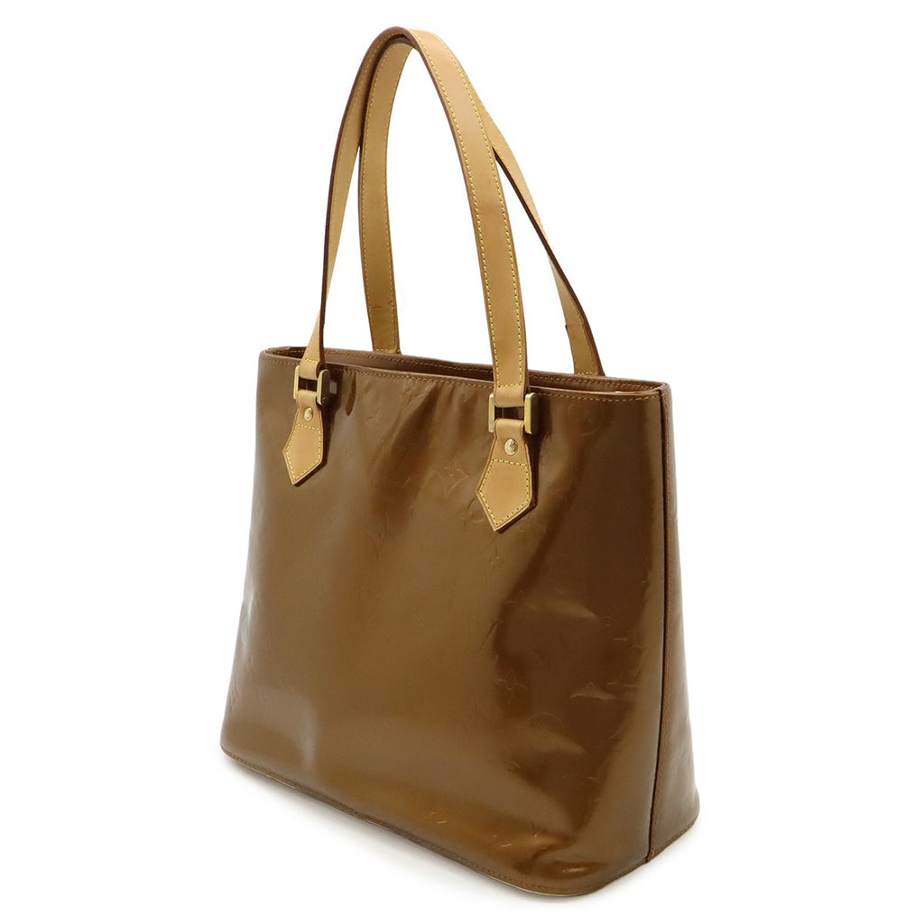 Louis Vuitton Monogram Vernis Houston Tote Shoulder Bag Enamel Blanc — view 2