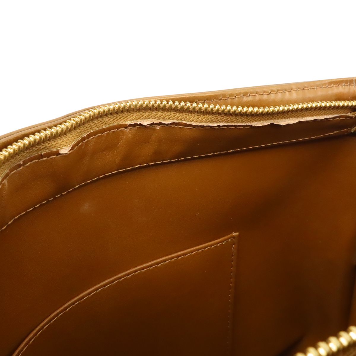 Louis Vuitton Monogram Vernis Houston Tote Shoulder Bag Enamel Blanc — view 7