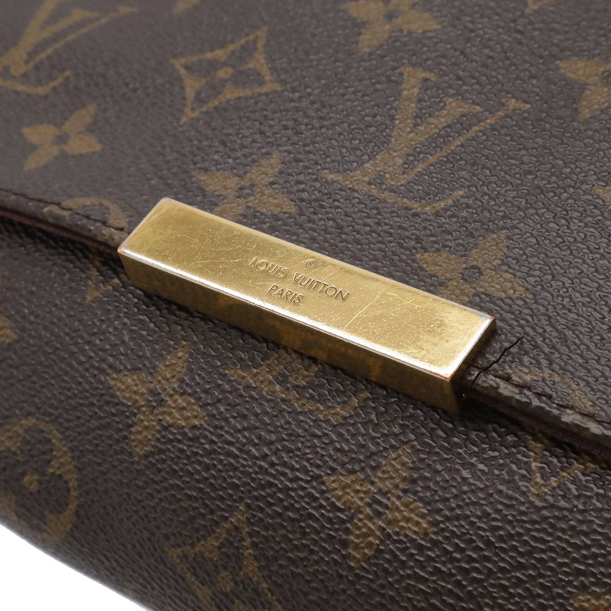 Louis Vuitton Monogram Favorite MM Shoulder Bag Crossbody Chain 2-Way Clutch — view 4