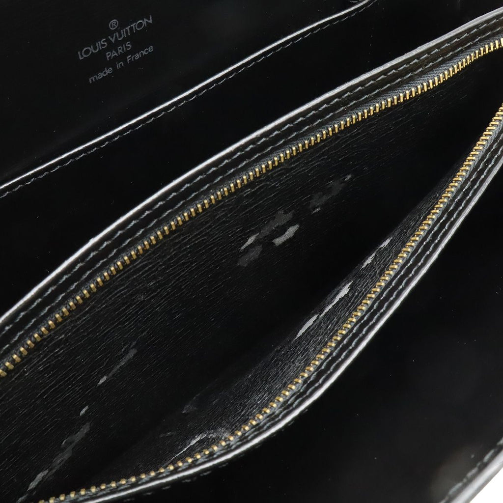 Louis Vuitton Epi Capuchin Shoulder Bag Crossbody Noir Black Gold — view 8