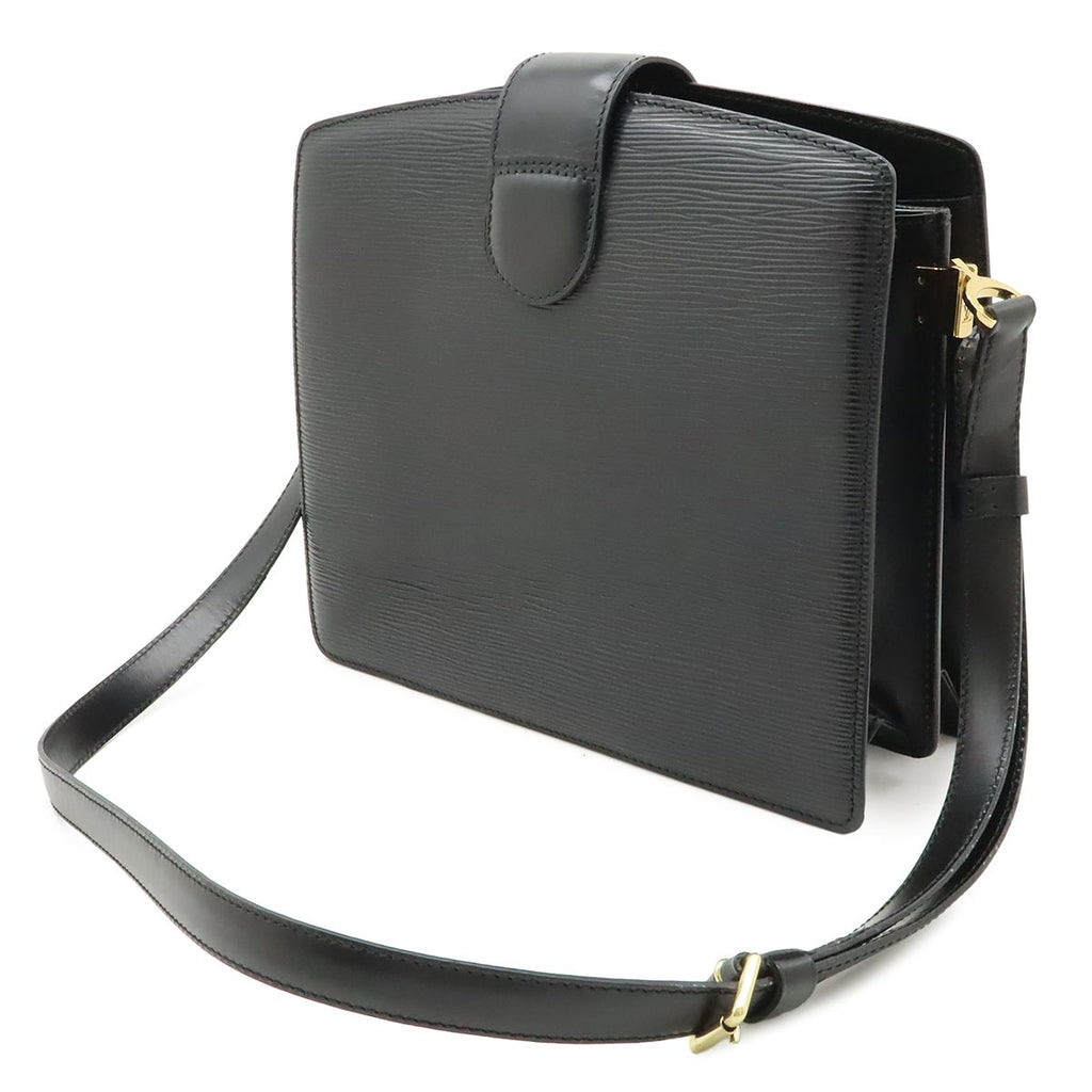 Louis Vuitton Epi Capuchin Shoulder Bag Crossbody Noir Black Gold — view 2