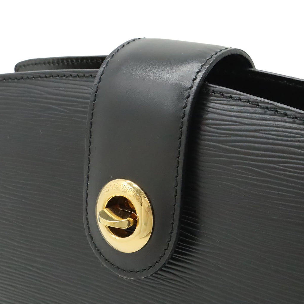 Louis Vuitton Epi Capuchin Shoulder Bag Crossbody Noir Black Gold — view 6