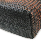 Bottega Veneta Intrecciato Gradient Cover GM Tote Leather Black Brown Limited — view 3