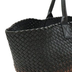Bottega Veneta Intrecciato Gradient Cover GM Tote Leather Black Brown Limited — view 5
