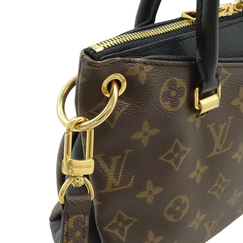 Louis Vuitton Monogram Pallas BB 2-Way Shoulder Bag Crossbody Leather Noir Black — view 5