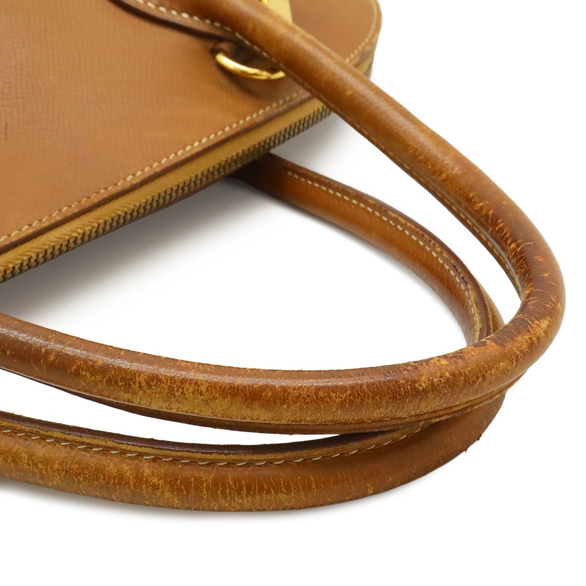 Hermes Bolide 35 2-Way Shoulder Bag Courchevel Brown Gold — view 4