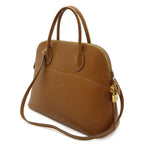 Hermes Bolide 35 2-Way Shoulder Bag Courchevel Brown Gold — view 2