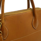 Hermes Bolide 35 2-Way Shoulder Bag Courchevel Brown Gold — view 8