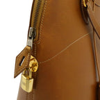 Hermes Bolide 35 2-Way Shoulder Bag Courchevel Brown Gold — view 6