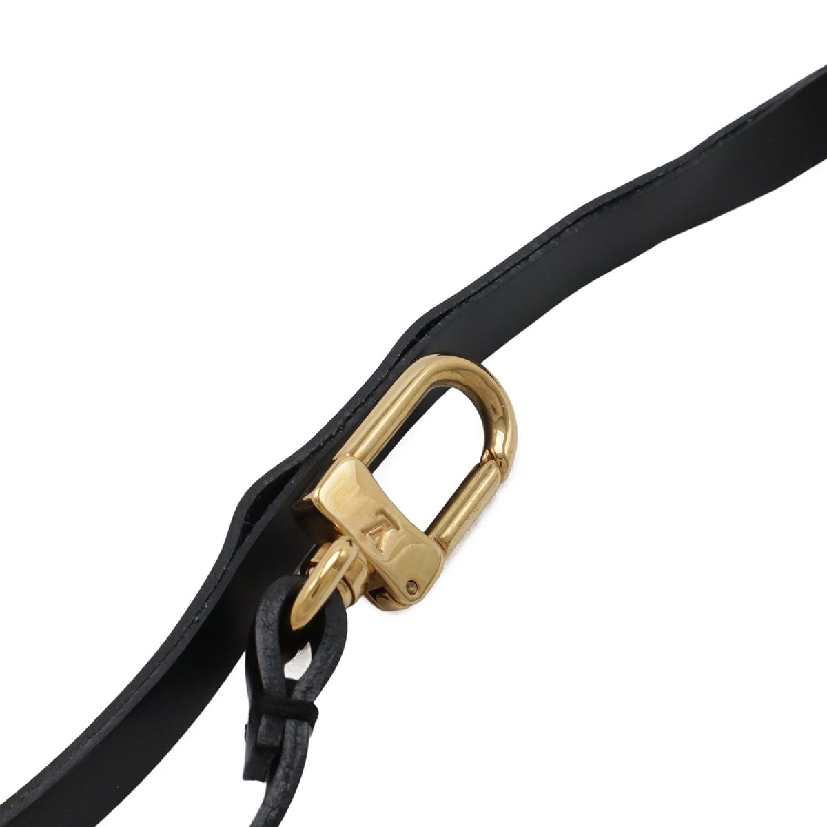 Louis Vuitton Epi Pochette Pouch Handbag Noir Black Gold — view 5
