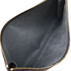 Louis Vuitton Epi Pochette Pouch Handbag Noir Black Gold — view 7