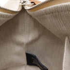 Hermes Bride-a-Brac PM Bath Pouch Cosmetic Handbag Canvas Natural Beige — view 7