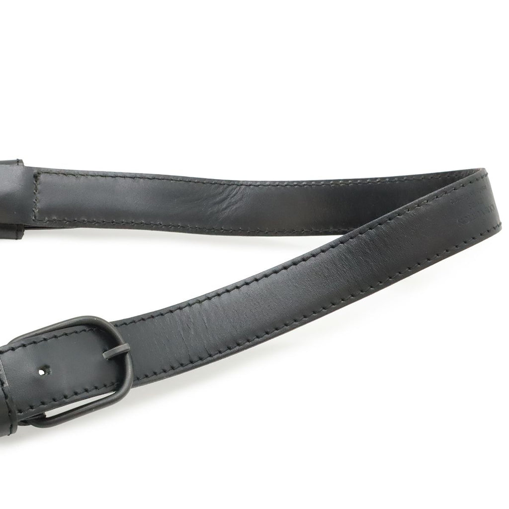 Louis Vuitton Epi Sac Saw Shoulder Bag Leather Noir Black — view 5