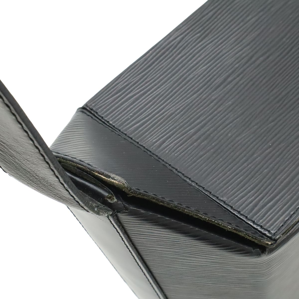 Louis Vuitton Epi Sac Saw Shoulder Bag Leather Noir Black — view 7