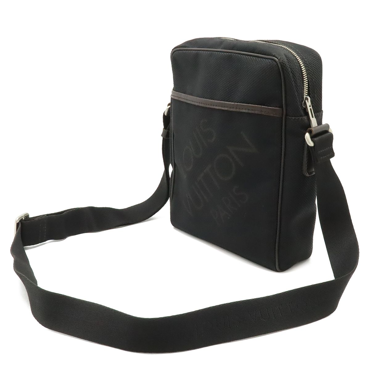 Louis Vuitton Damier Geant Citadin NM Shoulder Bag Crossbody Canvas Noir Black — view 2