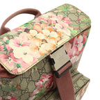 Gucci GG Blooms Supreme Backpack Flower Floral Pattern Beige Pink Multicolor — view 7
