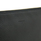 Gucci Bamboo Tassel Clutch Pouch Depth Leather Black — view 8
