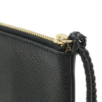 Gucci Bamboo Tassel Clutch Pouch Depth Leather Black — view 4