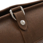 Louis Vuitton Taiga Andrey Shoulder Bag Crossbody Leather Grizzly Brown — view 4