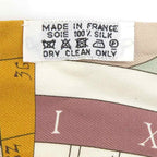 Hermes Twill Scarf Yellow — view 9