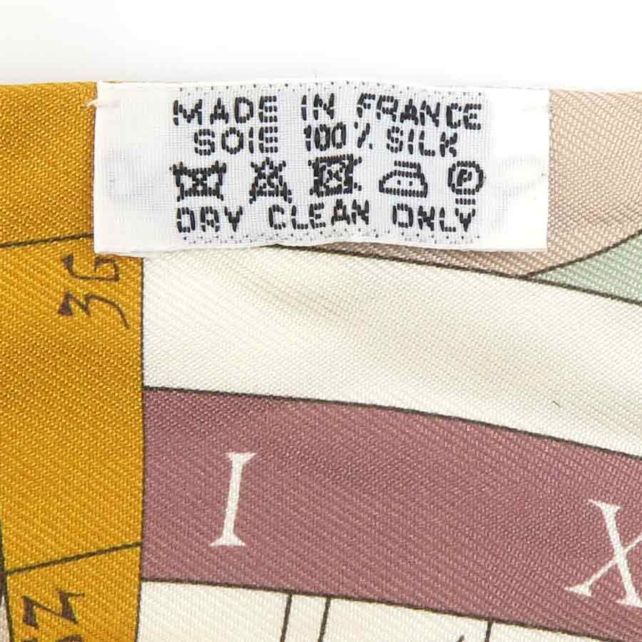 Hermes Twill Scarf Yellow — view 9