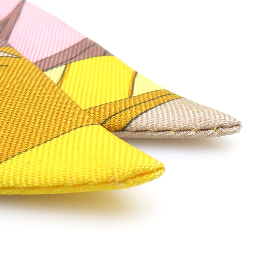 Hermes Twill Scarf Yellow — view 4