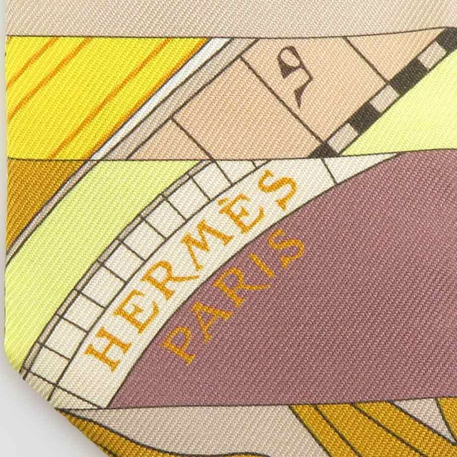 Hermes Twill Scarf Yellow — view 8