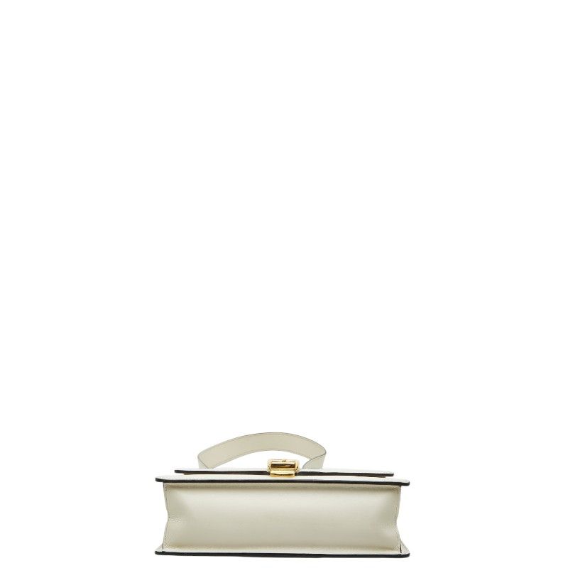 Gucci Sherry Line Sylvie Shoulder Bag White Multicolor Leather — view 3