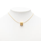 Hermes Cage de Ash Cube Necklace Gold Plated — view 6