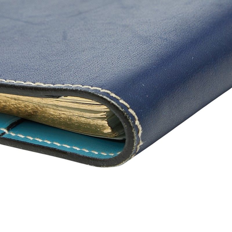 Hermes Agenda Vision Notebook Cover Blue Light Box Calf — view 5
