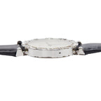 Tiffany & Co Atlas Watch Silver Black Leather — view 4