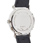 Tiffany & Co Atlas Watch Silver Black Leather — view 6