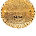Chanel CC Logo Night Riding Brooch Gold Plated — view 3