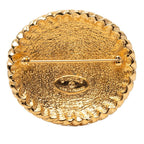 Chanel CC Logo Night Riding Brooch Gold Plated — view 2