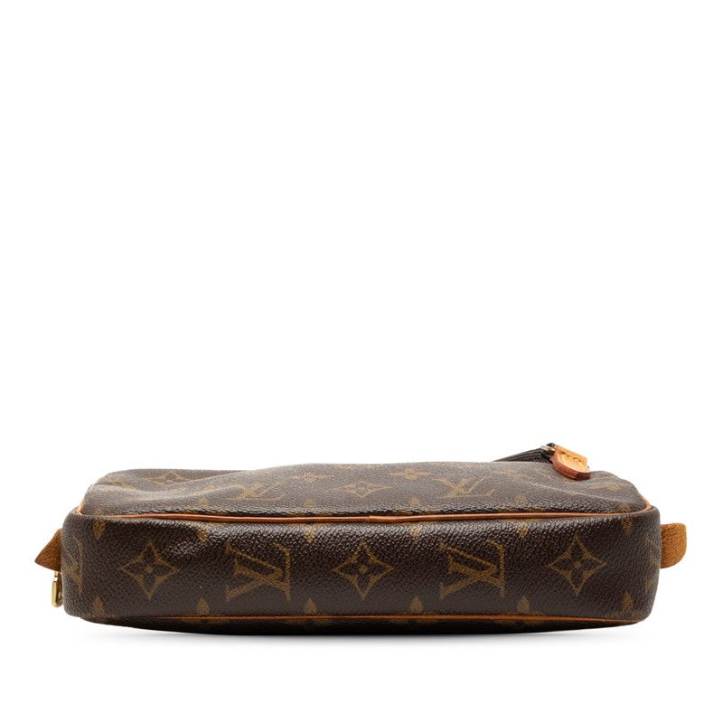 Louis Vuitton Monogram Pochette Marli Bandouliere Crossbody Shoulder Bag Brown — view 3