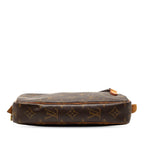 Louis Vuitton Monogram Pochette Marli Bandouliere Crossbody Shoulder Bag Brown — view 3